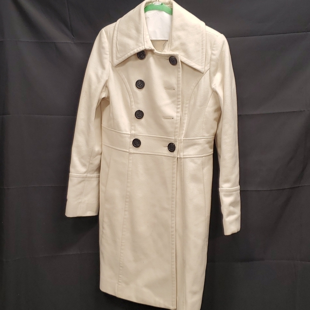 Guess Wool Double Breasted Coat SZ SM